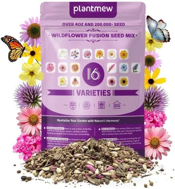 Mixed wildflower seeds assortment pack