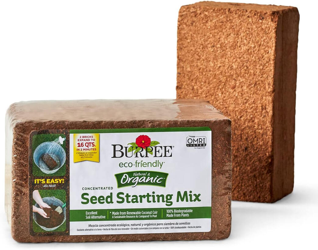 Seed starting mix for germination